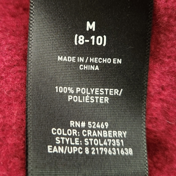 Swiss Tech Womens Jacket Size M (8-10) cranberry style STOL47351 - Picture 6 of 6